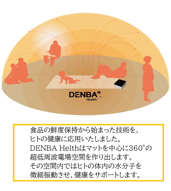 単極電場技術で電場（DENBA）空間を創り出す